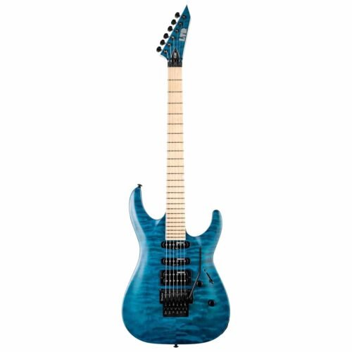 ESP LTD MH-203 Quilted Maple See Through Blue