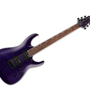 ESP 6 String LTD H-200FM Electric Guitar See Thru Purple H-200FM STP