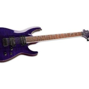 ESP 6 String LTD H-200FM Electric Guitar See Thru Purple H-200FM STP