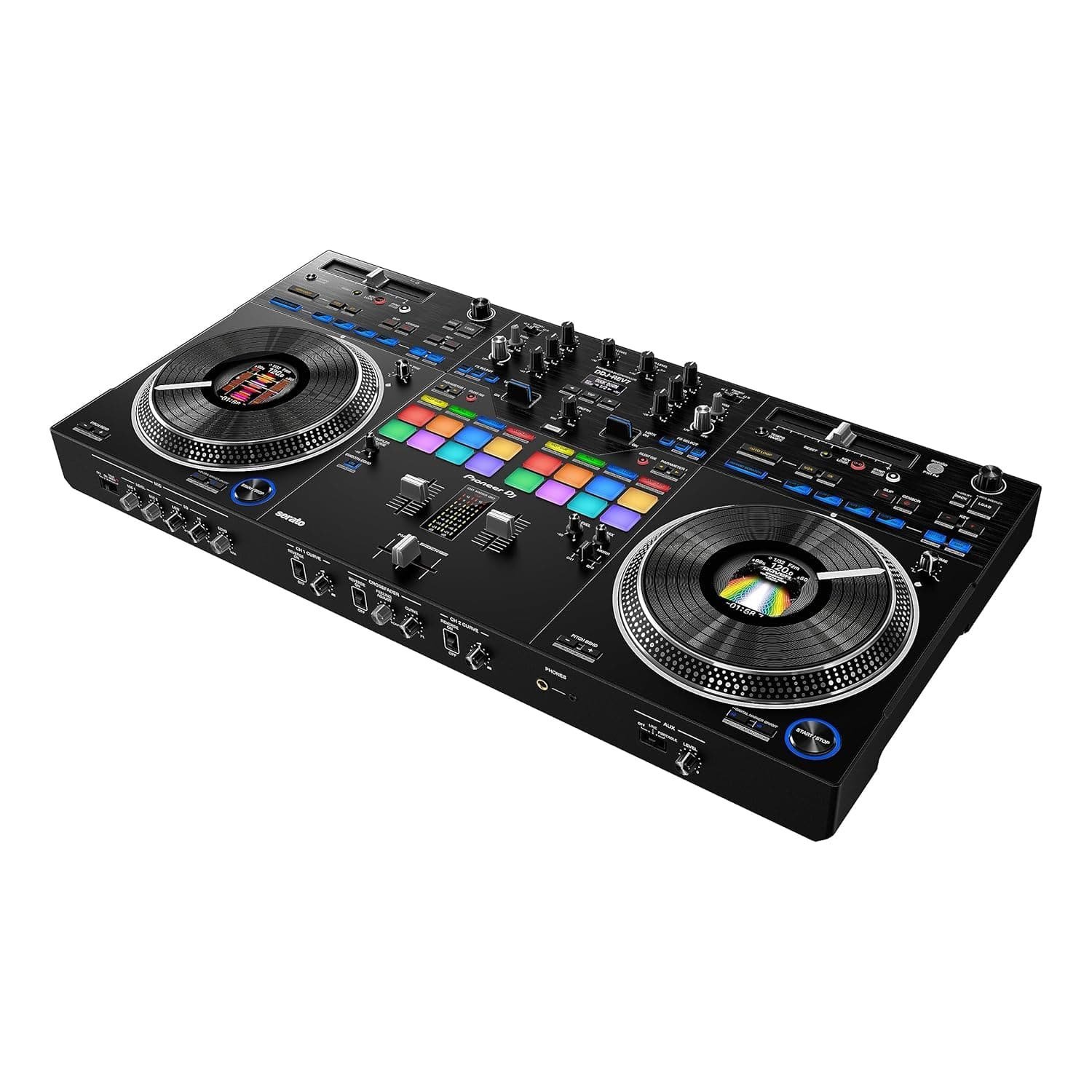 Pioneer DDJ-REV7 Scratch-Style 2-Channel Professional DJ Controller for Serato DJ Pro (Black)
