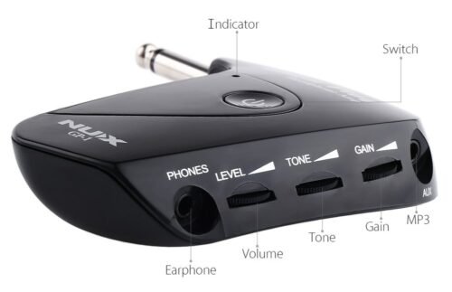 NUX GP-1 Portable Guitar Plug Headphone Amp with Classic Distortion