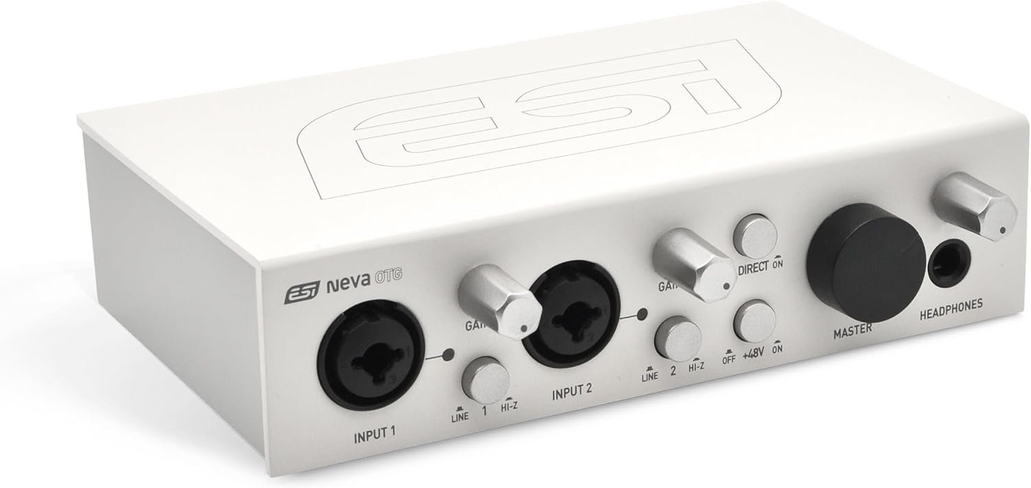 ESI Neva OTG Professional Audio Interface 24-bit/192kHz Dual USB-C