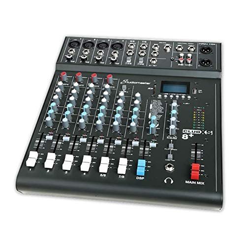 6904b92c30fbd3367217e77993cab333b437d5c81791954b0728a.jpg Studiomaster CLUB XS8 Plus 8 Channel Analog Mixer