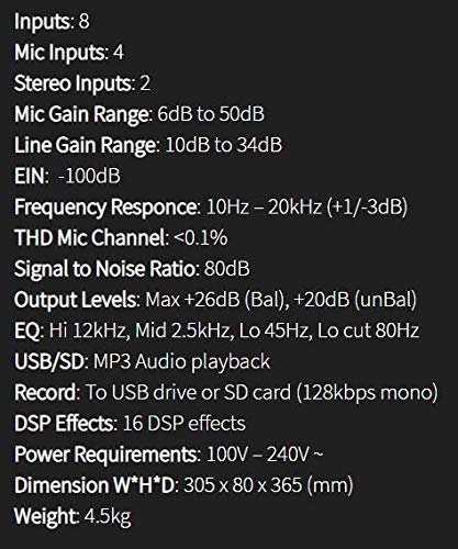 6904b936a5fe41c6baf8ddfe19be1eac6c7fcc37eb3aaf2a5dd73-1.jpg Studiomaster CLUB XS8 Plus 8 Channel Analog Mixer