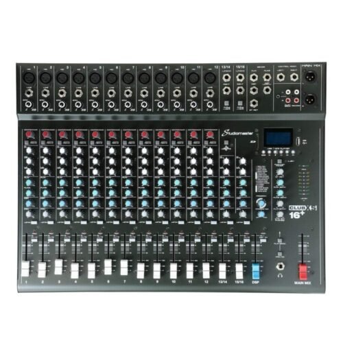 6904b9ccc6862e8c8bd1e7e0ad0926c1426670ec12c5a3c2ad8ed-1.jpg Studiomaster Club XS 16+ 16 Input Channel Analog Mixer