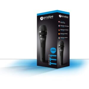 Prodipe PRO-TT1 Switched Dynamic Vocal Microphone, Black