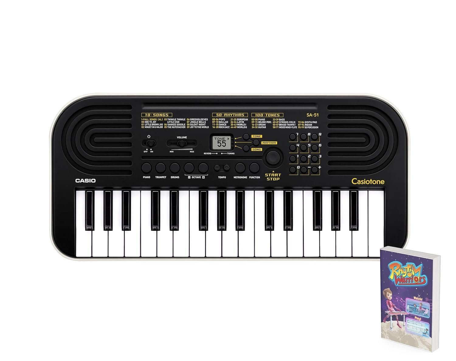 Casio SA-51 Casiotone Mini Keyboard - Black