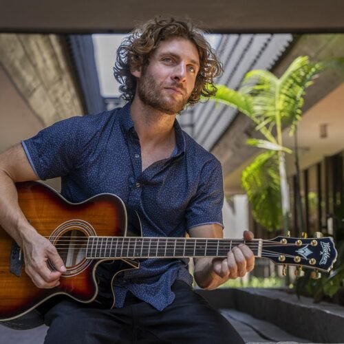 Washburn Festival Series 6 String Acoustic Electric Guitar, Right, Koa Burst, Cutaway Mini Jumbo (EA55G-A) Washburn Festival Series 6 String Acoustic Electric Guitar, Right, Koa Burst, Cutaway Mini Jumbo (EA55G-A)