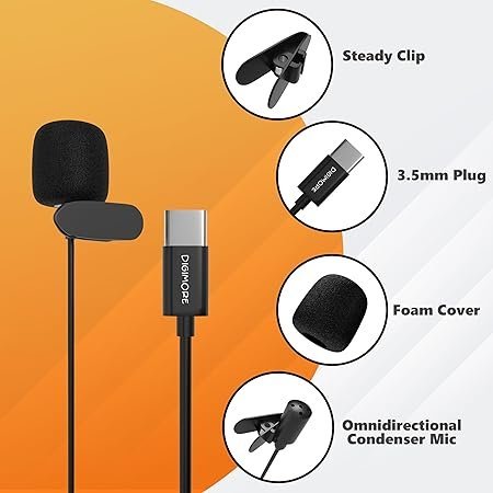 DIGIMORE D-470 Type-C Lavalier Clip Mic