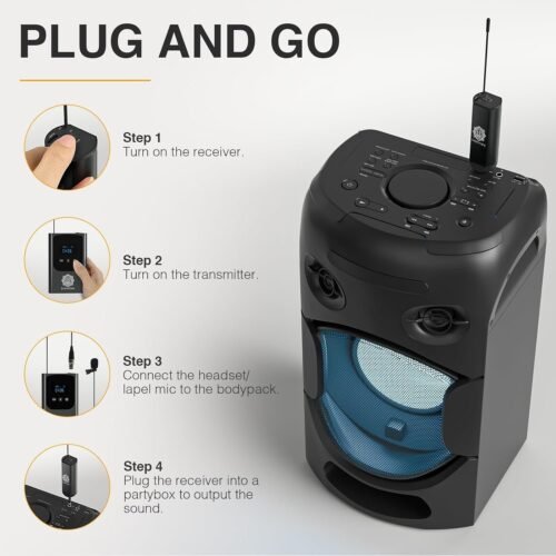 Digimore D 345S UHF Wireless Headset Microphone