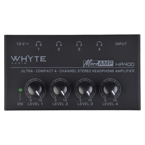71JCFuwZ-1L._SL1500_.jpg Whyte Audio HA400 Headphone Amplifier, 4 Channel Metal Stereo Audio Amplifier