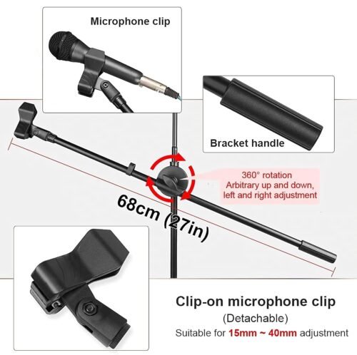 71JFR3R8Y5L._SL1500_-1.jpg DIGIMORE D 170 Heavy Duty Adjustable Mic Stand