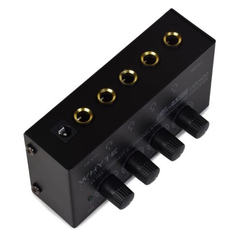 Whyte Audio HA400 Headphone Amplifier, 4 Channel Metal Stereo Audio Amplifier Whyte Audio HA400 Headphone Amplifier, 4 Channel Metal Stereo Audio Amplifier