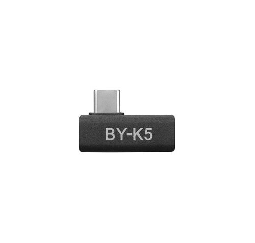 71K0L7d4FeL._SX679_.jpg BOYA by-K5 Right-Angle USB-C Adapter, 90-Degree Male-to-Female Type-C Adapter