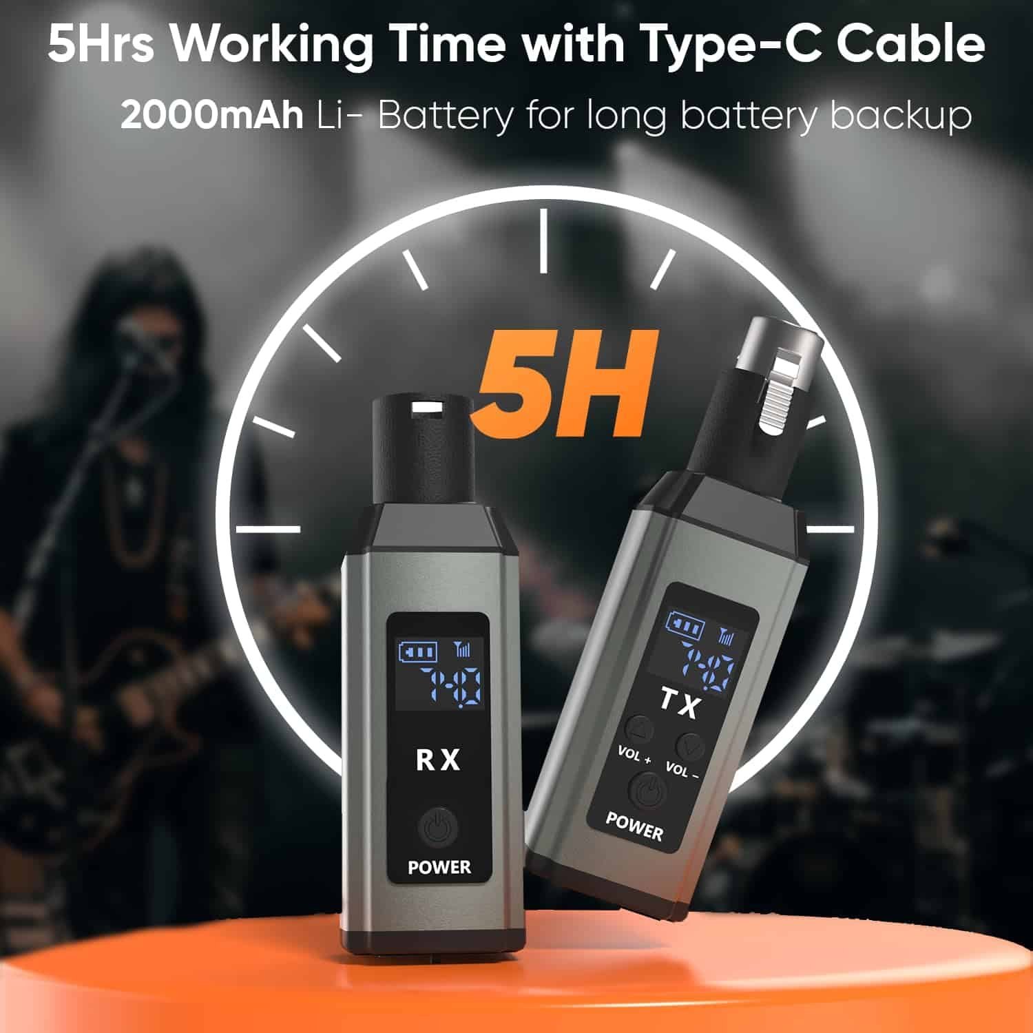 Digimore D 740 2.4GHz Wireless XLR Transmitter & amp Receiver