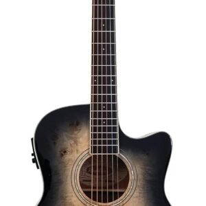 71MyHR6woL._AC_SL1500_.jpg Washburn Deep Forest Burl 6 String Acoustic-Electric Guitar, Right, Black Fade (DFBACEB)