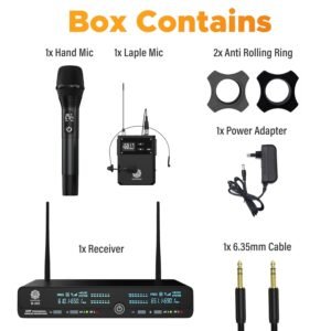 Digimore D 395 HL UHF Wireless Microphone System with Handheld & amp Lavalier Mic