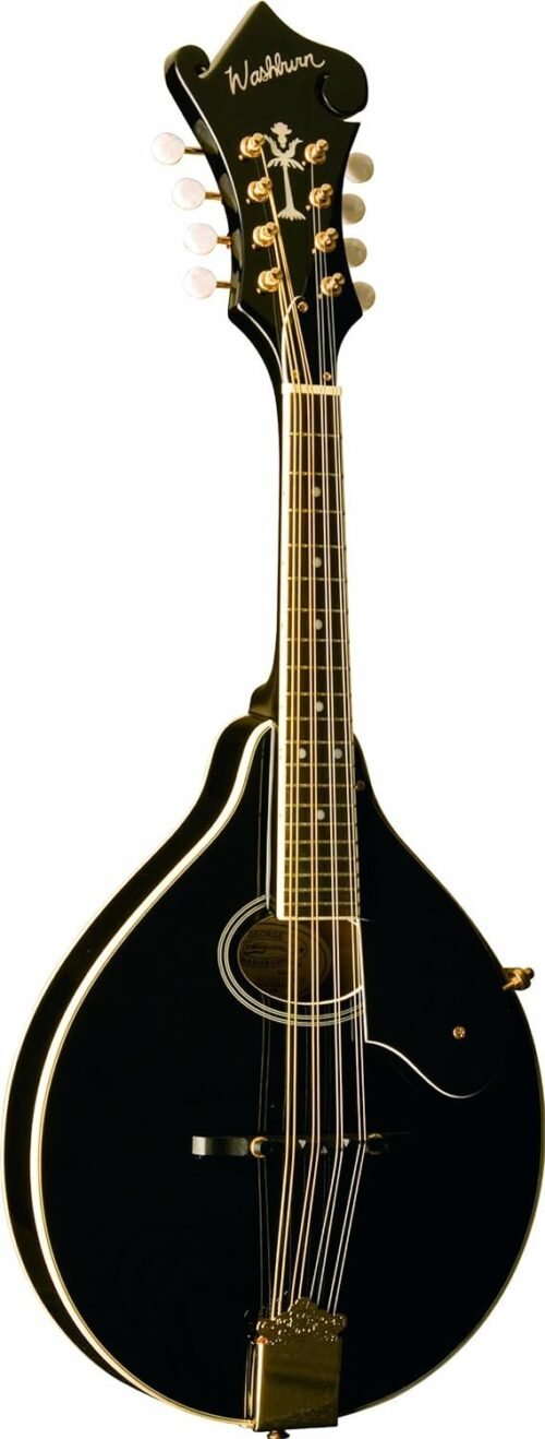Washburn M1SDLB Americana Series A-Style Mandolin - Black