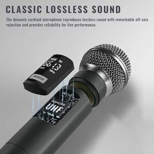 Digimore D 385 4 Channel UHF Wireless Microphone System