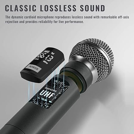 Digimore D 385 4 Channel UHF Wireless Microphone System