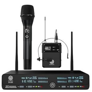 Digimore D 395 HL UHF Wireless Microphone System with Handheld & amp Lavalier Mic
