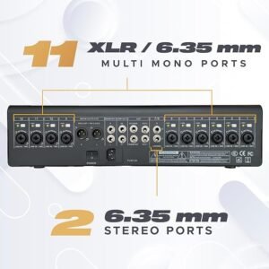 Digimore D 290 12 Channel Live Audio Mixer with DSP & Bluetooth 5.1