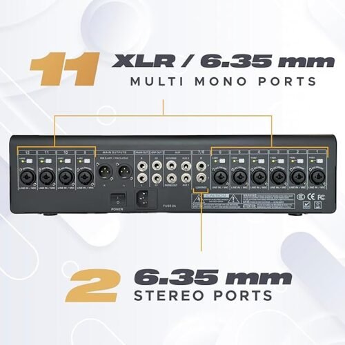 Digimore D 290 12 Channel Live Audio Mixer with DSP & Bluetooth 5.1