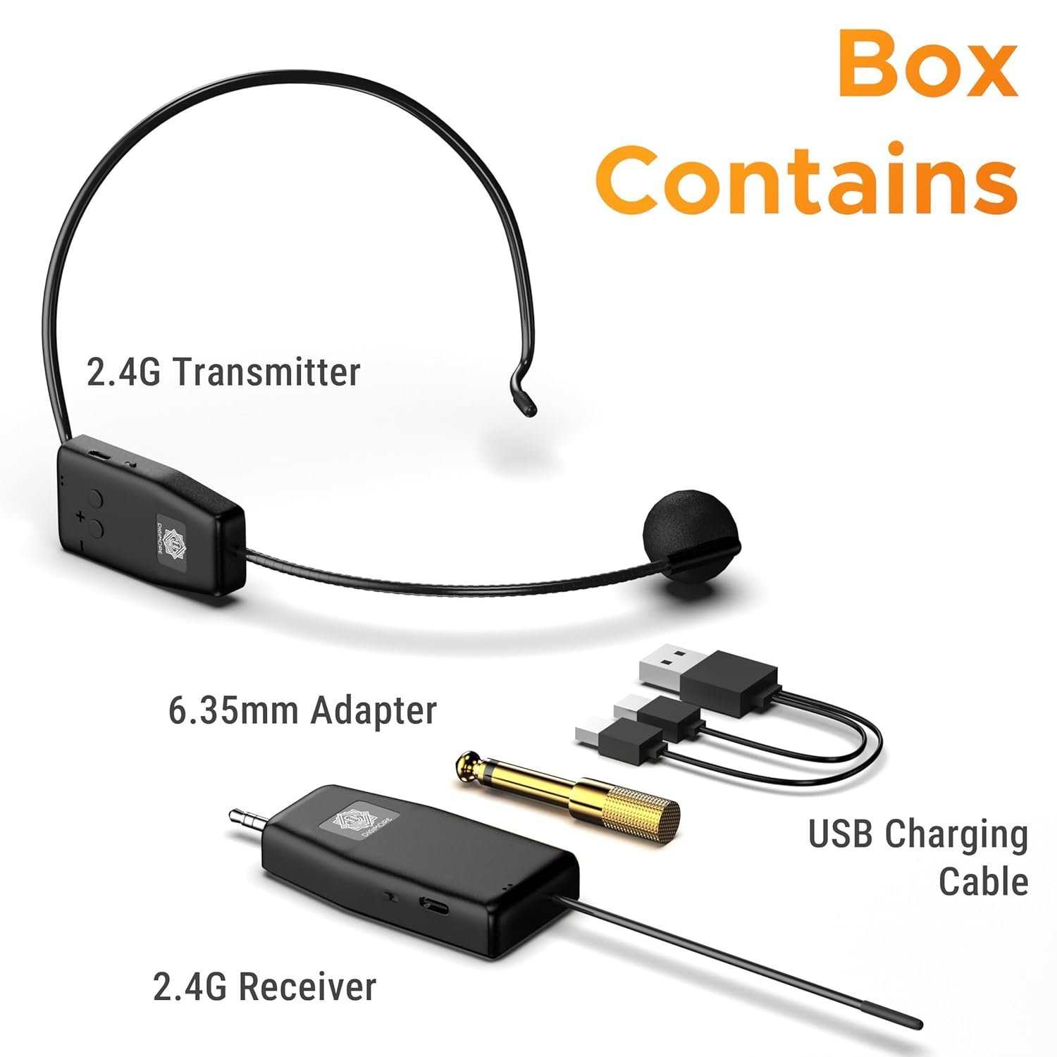 71SWB1fX7L._SL1500_.jpg DIGIMORE D 342 Wireless Headset Microphone System
