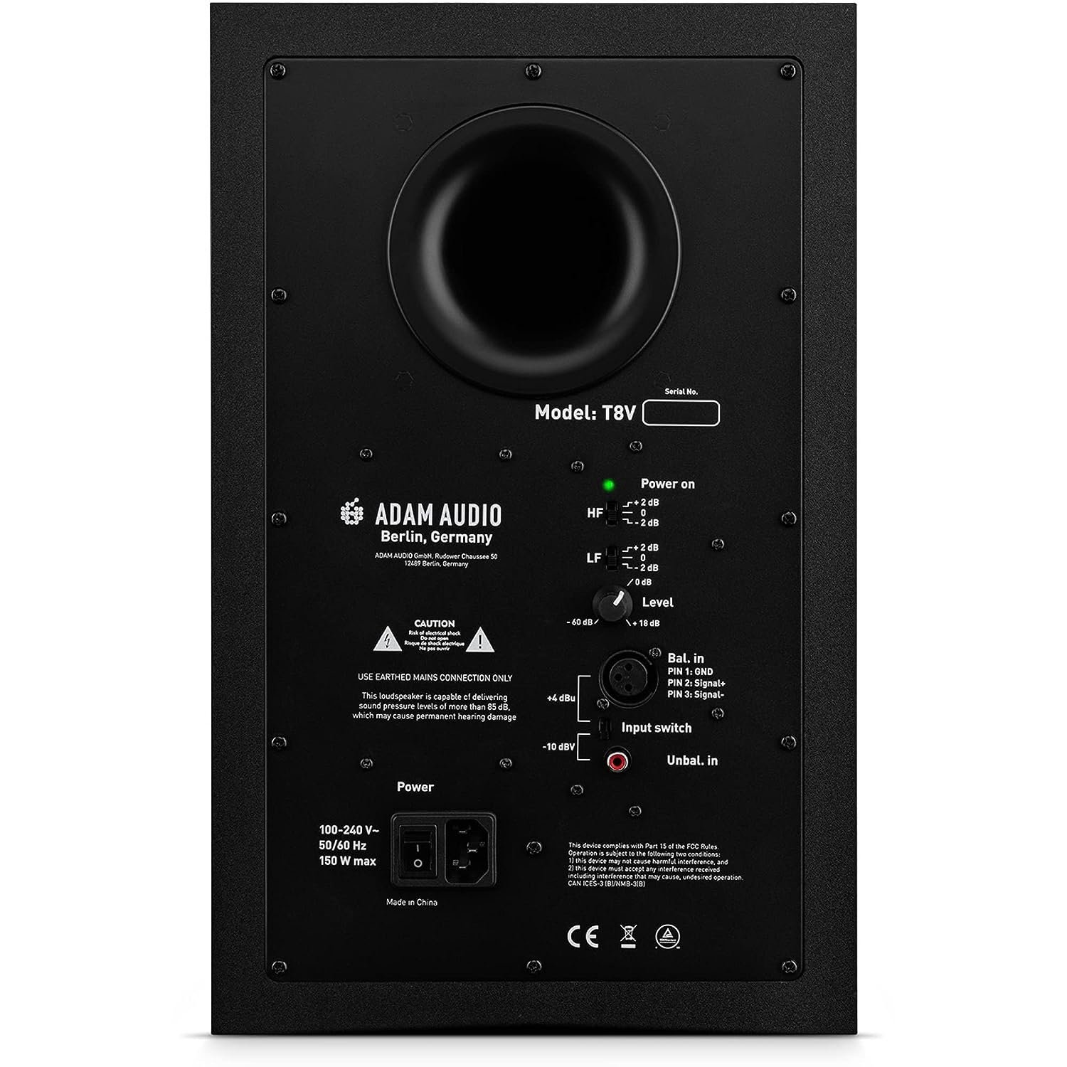 71X23C-kFUL._SL1500_-1.jpg ADAM Audio T8V Active Powered Studio Monitor - Single