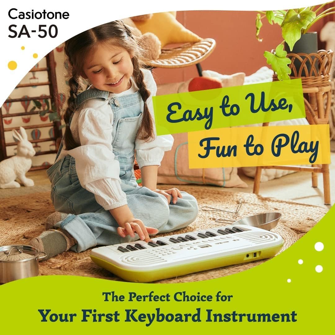 71airmU2jOL._SL1080_.jpg Casio SA-50 Casiotone Mini Keyboard Black