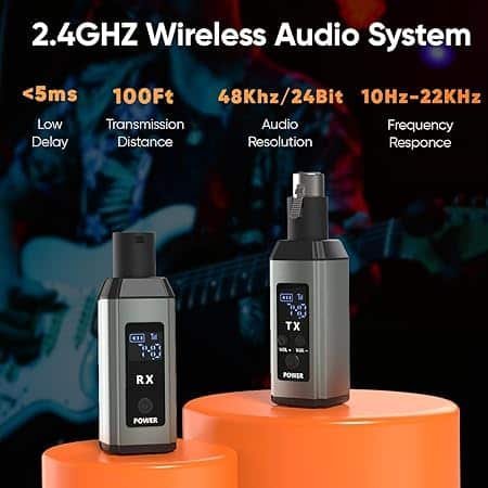 Digimore D 740 2.4GHz Wireless XLR Transmitter & amp Receiver