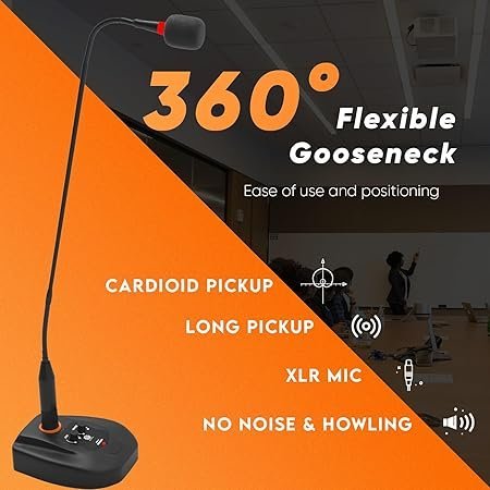 71edhiv6FCL._SY450_.jpg Digimore D 660 Desktop Podium Gooseneck Condenser Microphone