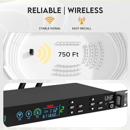 Digimore D 325 UHF Wireless Microphone System with True Diversity
