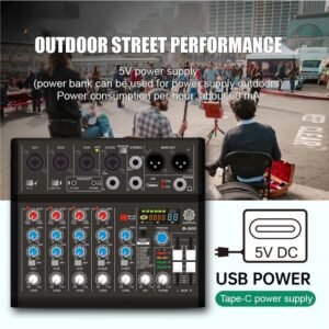 Digimore D 240 7 Channel DJ & amp Audio Mixer with USB & amp DSP