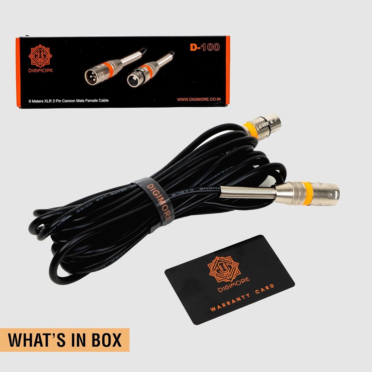 71nkV-s6pLL._SL1500_.jpg DIGIMORE D 100 20 ft XLR Male to Female Cable
