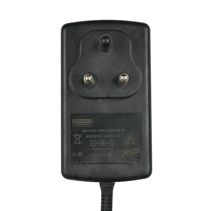 Arowana KYB9V2 Studio Grade Center Positive 9V 2A Power Supply for Keboards, Synthesizers & Preamps