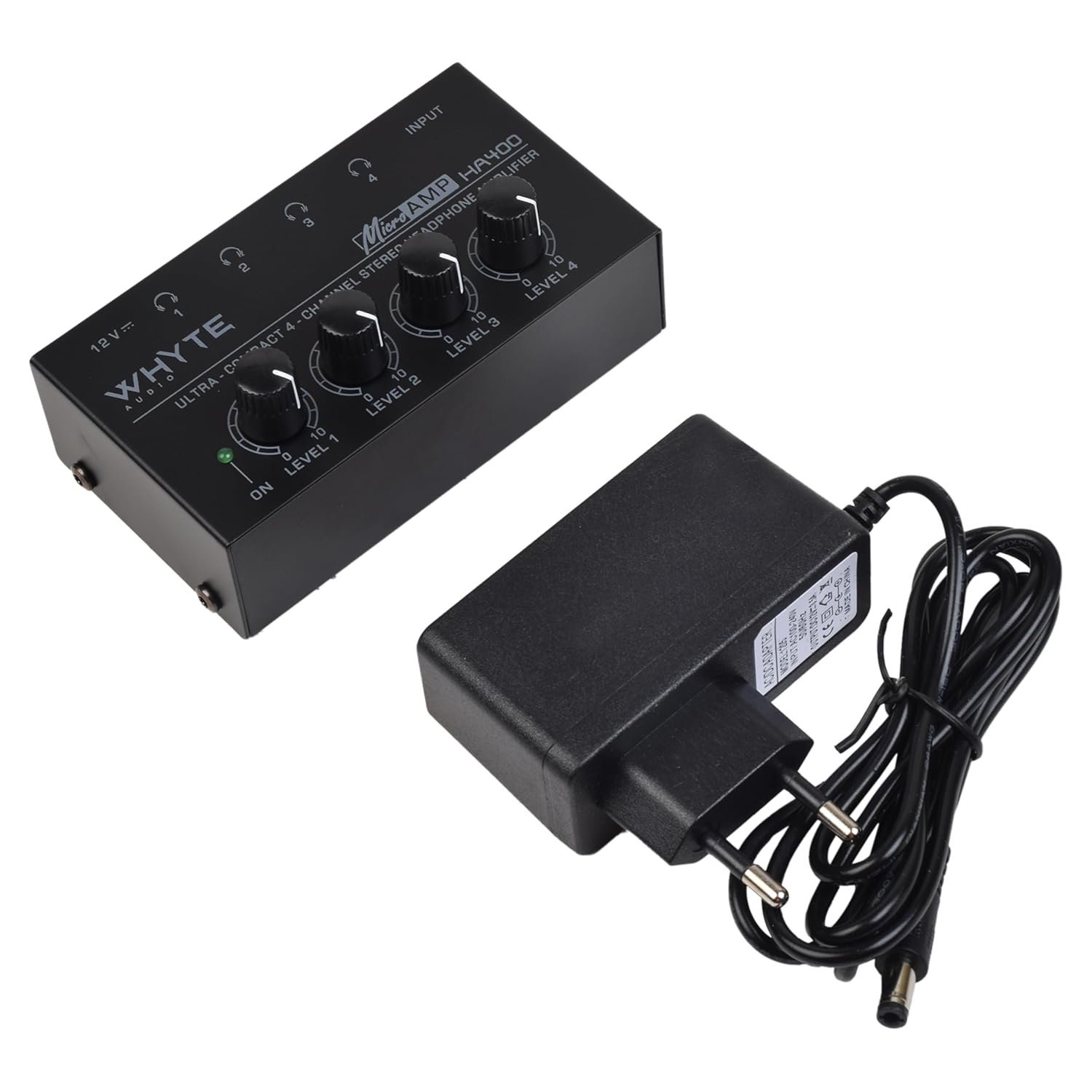 71uF9cE-j0L._SL1500_.jpg Whyte Audio HA400 Headphone Amplifier, 4 Channel Metal Stereo Audio Amplifier