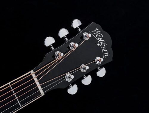 71wGo0ncS1L._AC_SL1500_-1.jpg Washburn Deep Forest Burl 6 String Acoustic Guitar, Right, Black Fade (DFBDB)