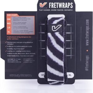 Gruv Gear FretWraps Wild "Zebra" String Muters 1-Pack (Medium)