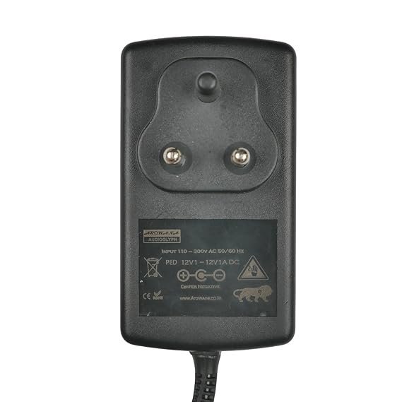 Arowana PED12V1 12V 1A Center-Negative Power Supply