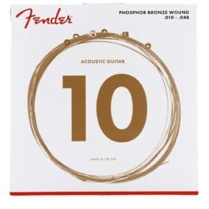 Fender Acoustic Guitar String Phosphor Bronze .010-.048 60XL 730060402