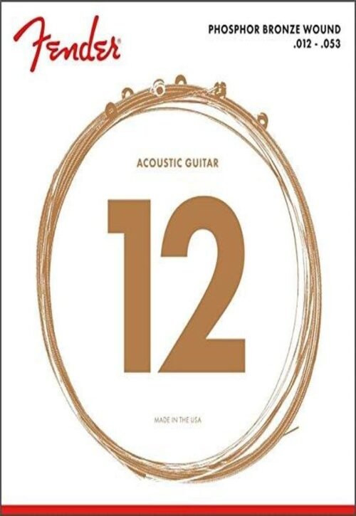 Fender Acoustic Guitar String Phosphor Bronze .012-.053 60L 730060403