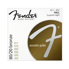 Fender Acoustic Guitar String 80/20 Bronze .011-.052 70CL 730070405
