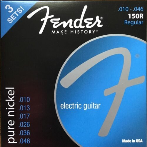 Fender Electric Guitar String Original Pure Nickel 150 .010-.046 150R -3 pack 730150310