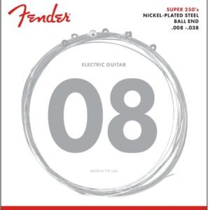 Fender Electric Guitar String Super 250 Nickel Plated .008-.038 250XS 730250402