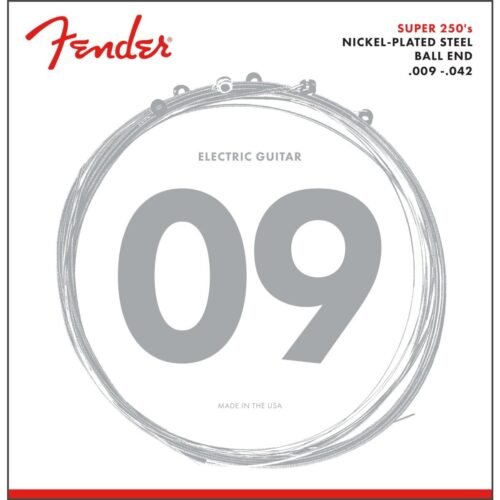 730250403.jpg Fender Electric Guitar String Super 250 Nickel Plated .009-.042 250L 730250403