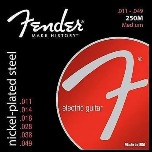 Fender 0730250408- SUPER 250'S NICKEL-PLATED STEEL GUITAR STRINGS BALL END Gauge 11 - 49