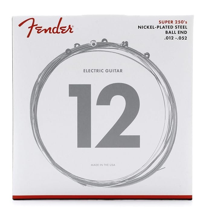 Fender Electric Guitar String Super 250 Nickel Plated .012-.052 250H 730250409