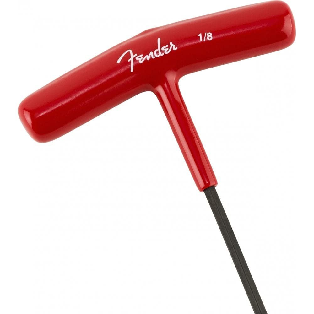 Fender Truss Rod Adjustment Wrench, T-Style, 1/8", Red Guitar Tools (7715532049)