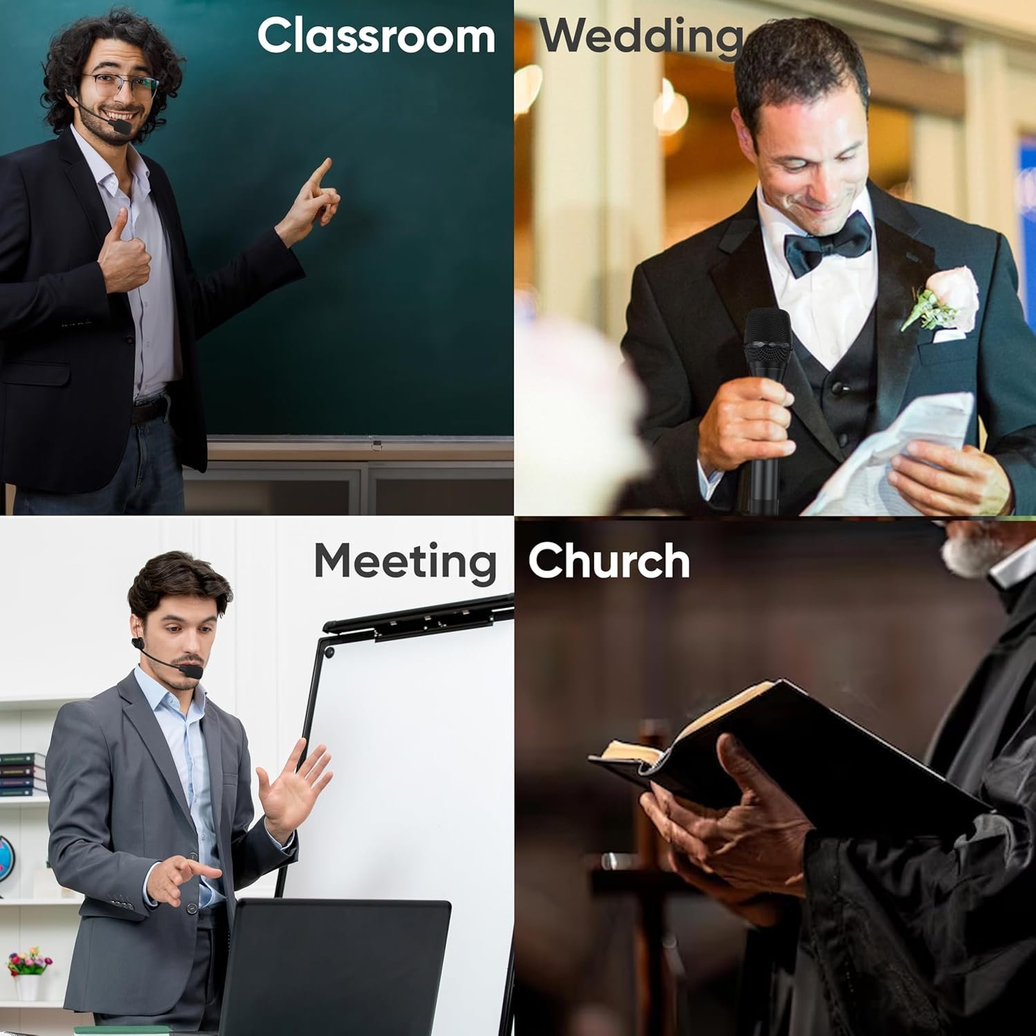 Digimore D-395 HL UHF Wireless Microphone System with Handheld & Lavalier Mic